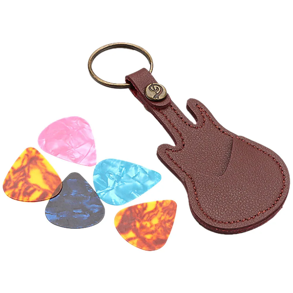 

Guitar Pick Bag Holders for Storage Case Bracket Electric Keychain Plastic Picks