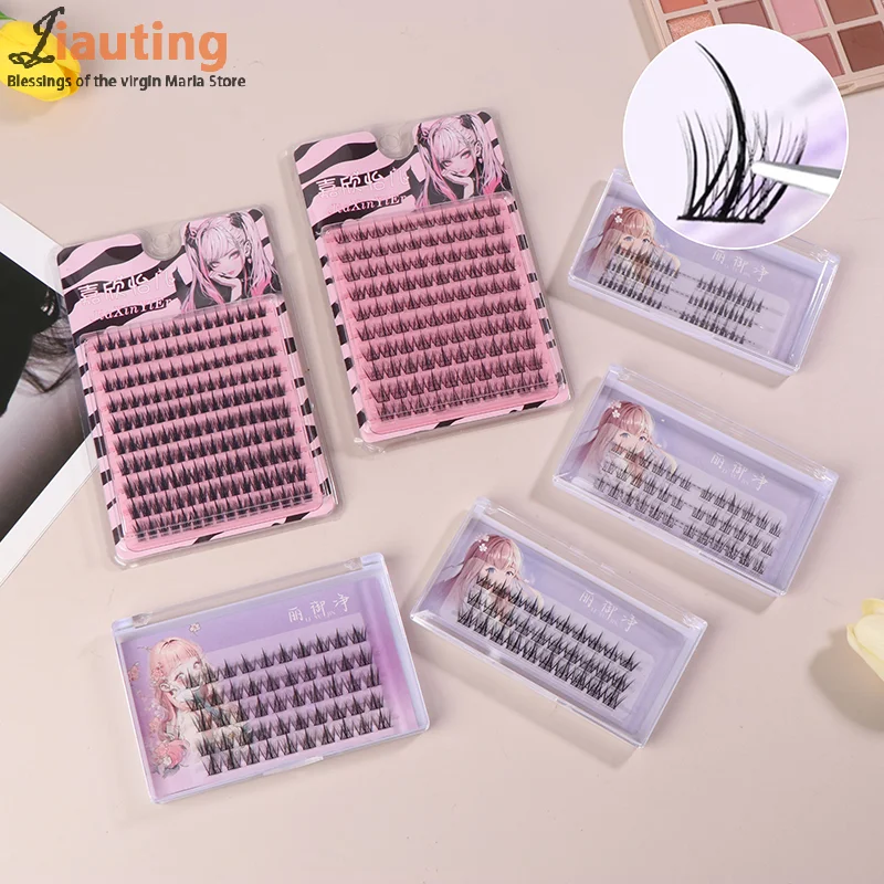 3/5/8/10 Rows Natural Eyelash Extension Premade Volume Fans Individual Lashes False Eyelashes Cluster Lashes Makeup Cilia