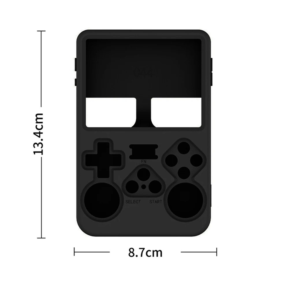 Funda de silicona para consola de juegos R36S, cubierta protectora antideslizante a prueba de golpes para consola de juegos portátil, carcasa suave, piezas de juego