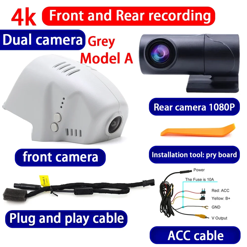 Video Recorder 4K Plug en Play Auto DVR Dash Cam Camera voor Volkswagen VW Golf 7 8 GTI SV Sportsvan Mk7 Mk8 Virtus Polo Sedan