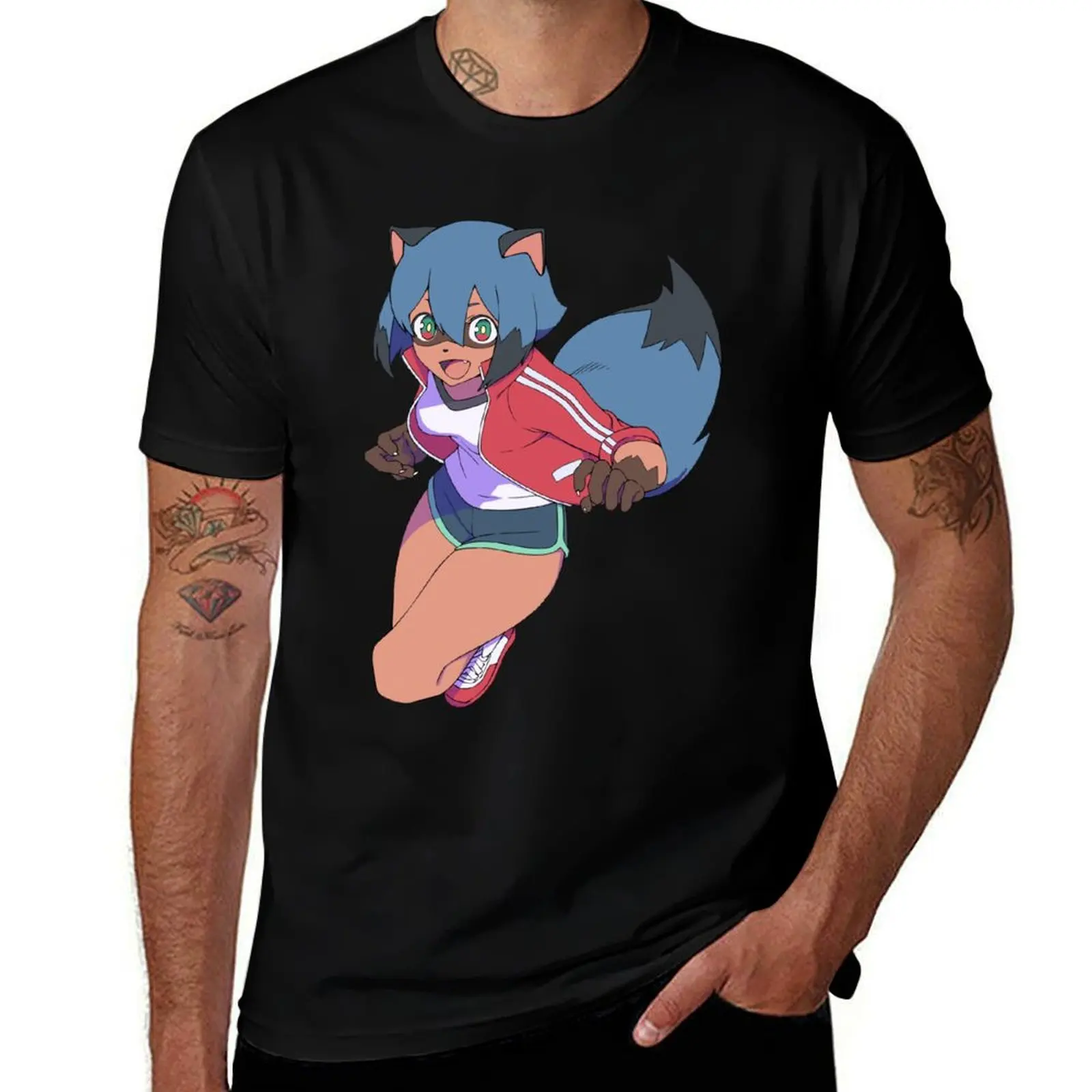 Michiru Kagemori T-Shirt Art Pattern Printed Casual Top