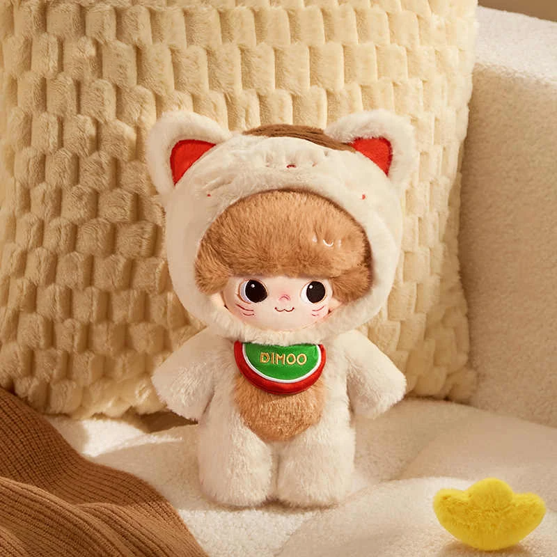 Dimoo In And Out Of Dreams Series 20cm Cotton Doll Anime Peripherals Cute Dimoo Doll Room Decoration Toy Kids Christmas Presents