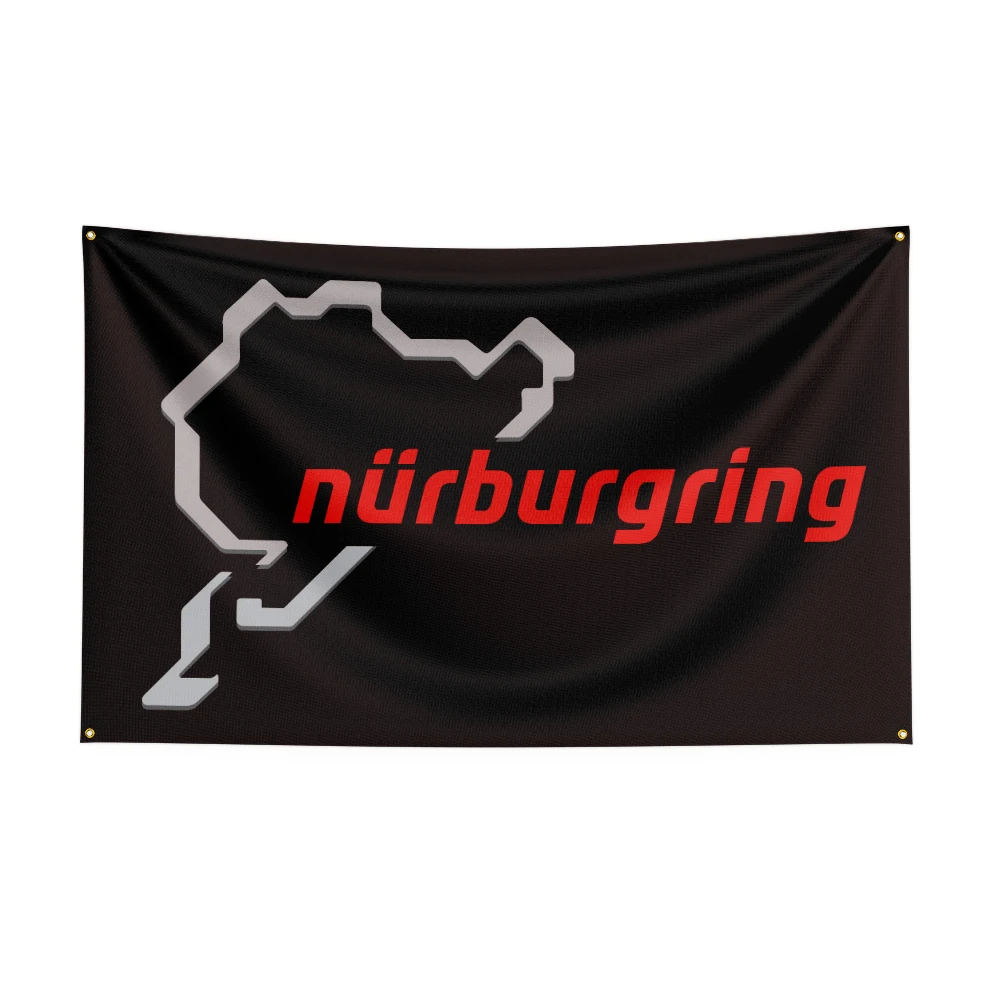 Nurburgrings Racing Flag For Decor