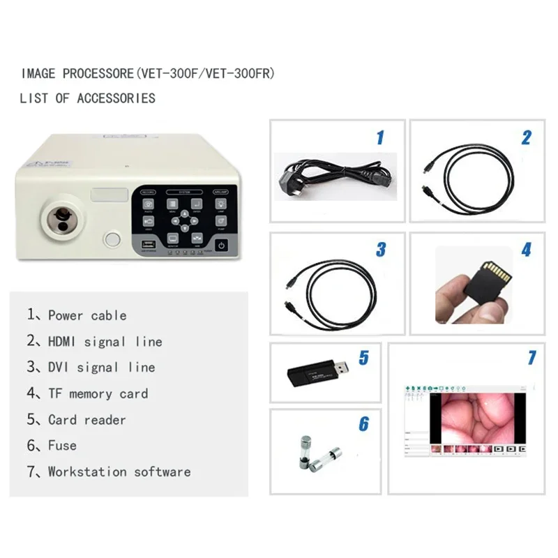 Gastroscope Professional Gastrointestinal Endoscopy OEM Manufacturer HD Video Endoscopy System Electronic Colonoscope