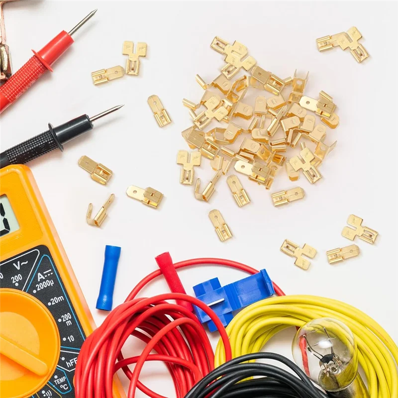 

Y50A-36 Pieces Of Electrical Spade Connectors For Professional Use, DIY Enthusiasts