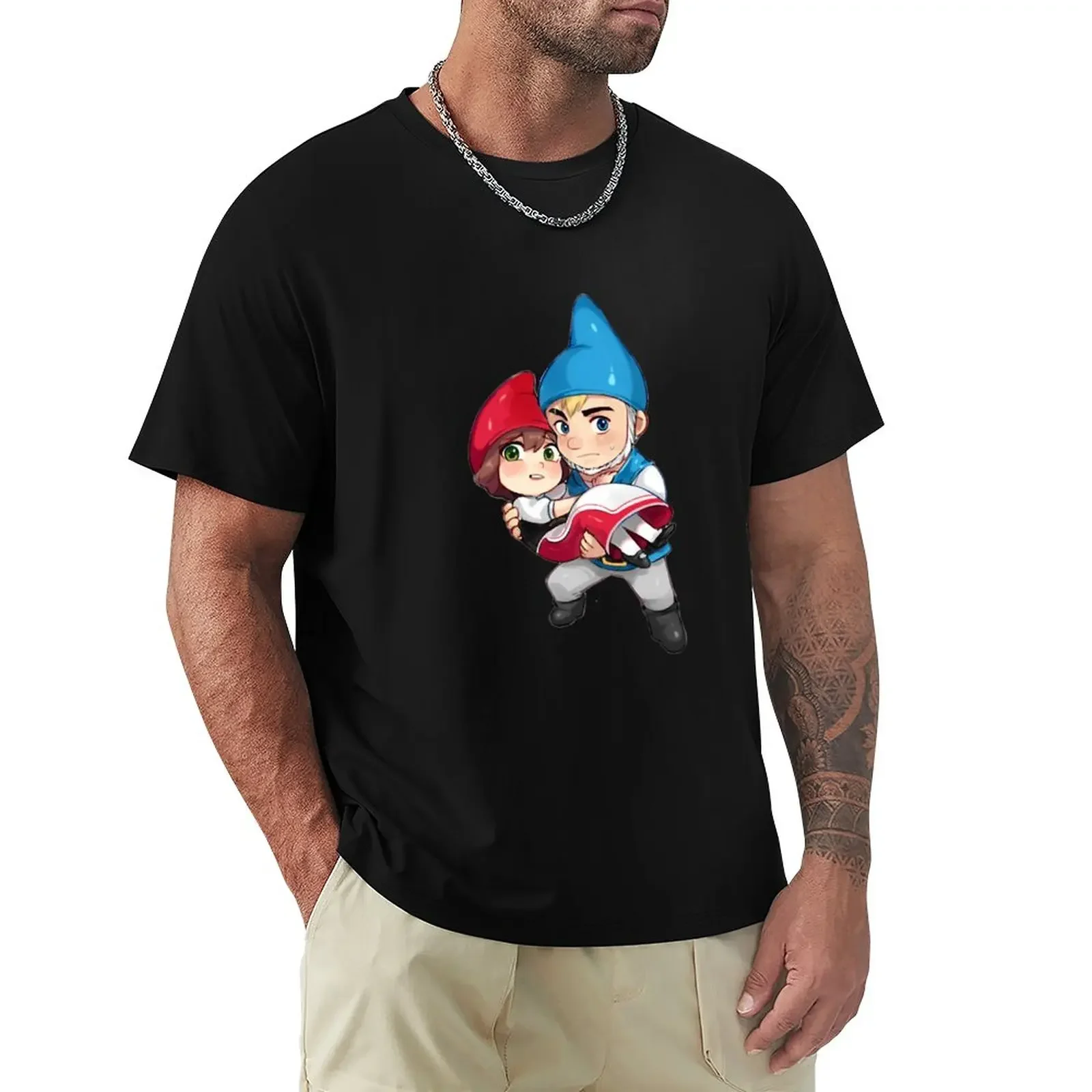 iconic art gnomeo and juliet Sticker T-Shirt blacks boys whites for a boy big and tall t shirts for men