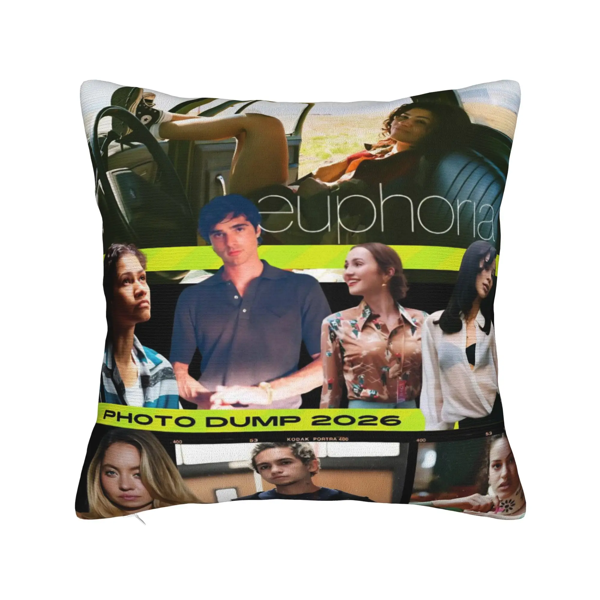 Taies d'oreiller décoratives Euphorias Season 3 Merch Home, housse de coussin carrée multi-tailles