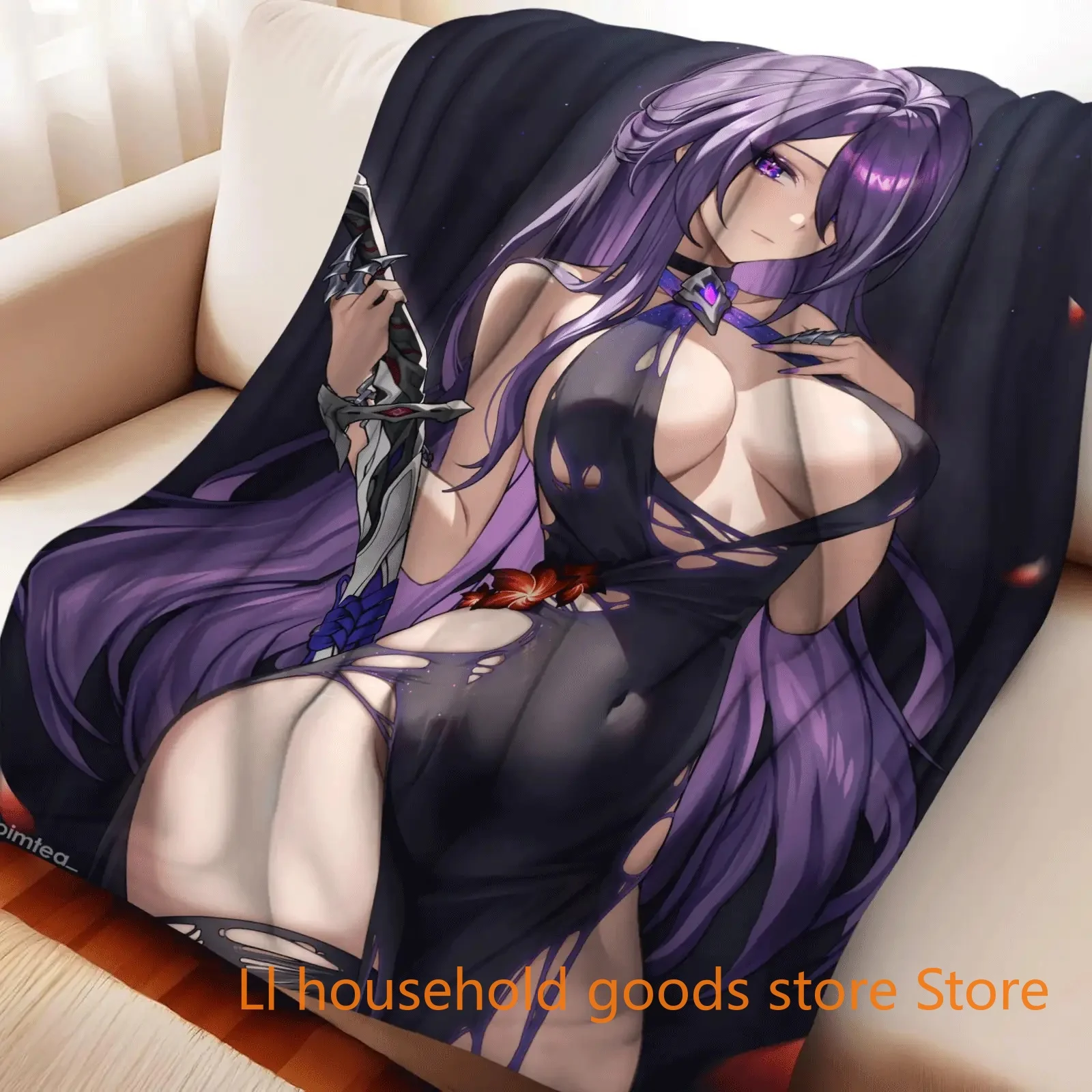 

Honkai Star Rail Flannel Blanket Home Bed Office RV Four Seasons Available Gifts Qui