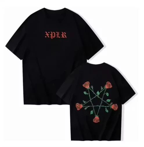 Image of 2026 Xplr Club Shirts Country-Musik Rundhals-Kurzarm-T-Shirt Fan-Geschenk Sam und Colby Chainlink T-Shirt
