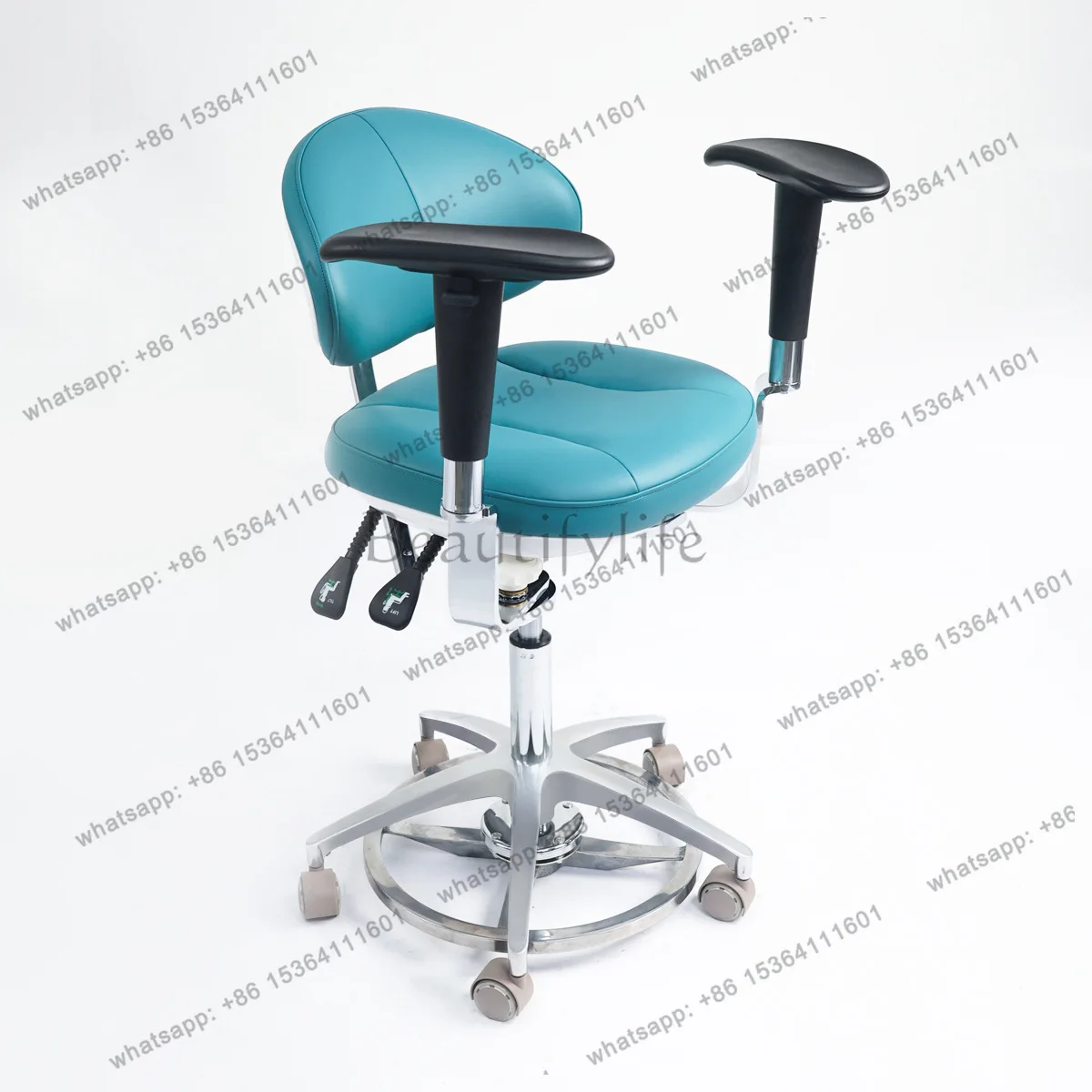 

X4 Dental dentist lift swivel chair nurse assistant special stool cosmetic chair