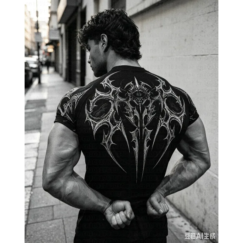 Men Kid Compression T Shirt Quick Dry Short Sleeve Workout Tee Bodybuilding Fitness Training Sport Tops Sports Running T-shirt