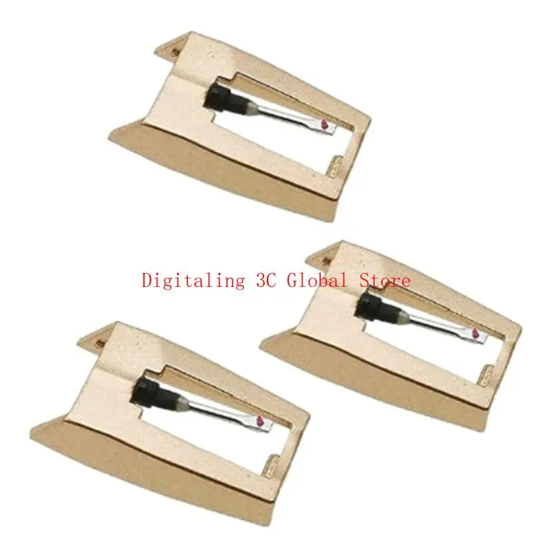  Record Player Needle Replacement Styluses Turntable Needle Phonograph Needle with Cleaning Brush for Vinyls Record Player