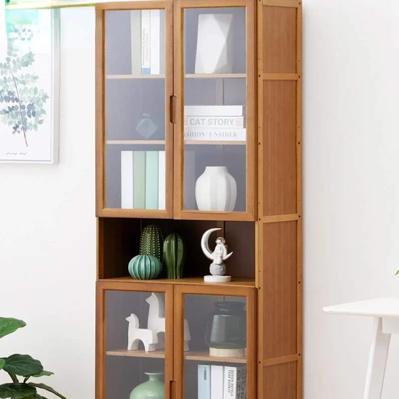 

Wooden Horse Bookshelf Floor Bookcase Children's Small Storage Shelves Simple Bedroom Non-Solid Wood