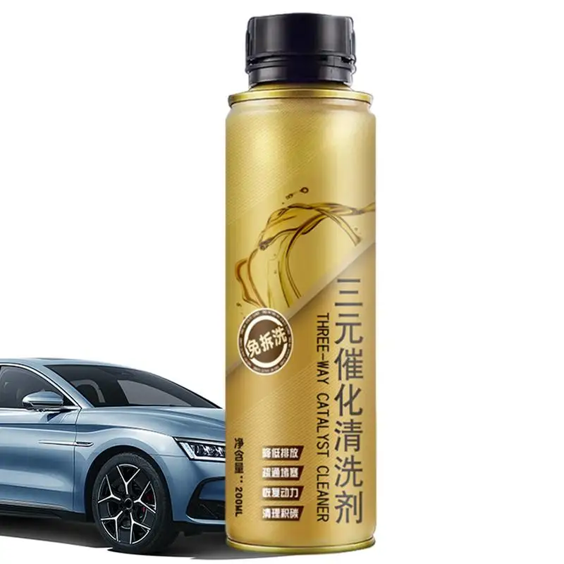 Carbon Cleaner For Car Engine 200ml Oxygen Sensor Exhaust Cleaner Professional Car Engine Booster Instant Car Exhaust Cleaner