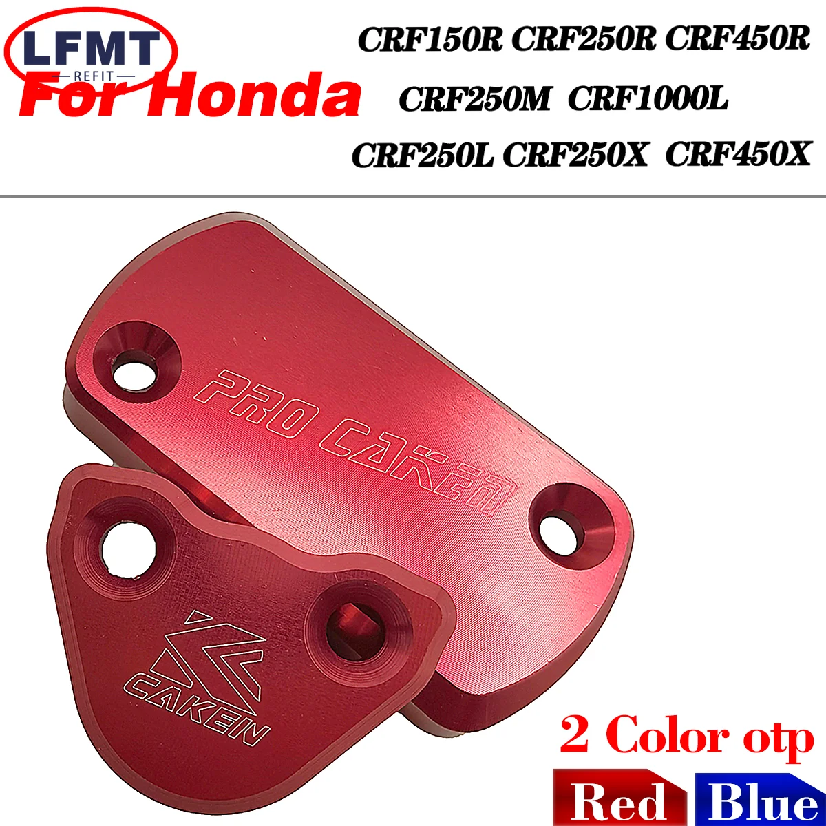 

CNC Motorcycle Front Rear Brake Fluid Reservoir Cap Cover For HONDA CR125R CR250R CRF150R CRF250R CRF250X CRF450R CRF250RX CRF