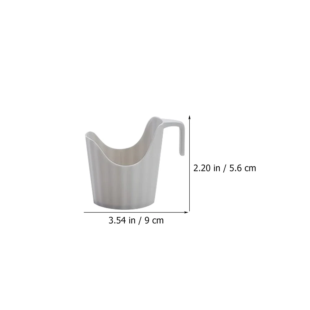 6 Pcs Anti scalding Cup Holder for Paper Cups Premium Plastic Smooth Corners Safe Use Wide Application Home Party Office Cafe