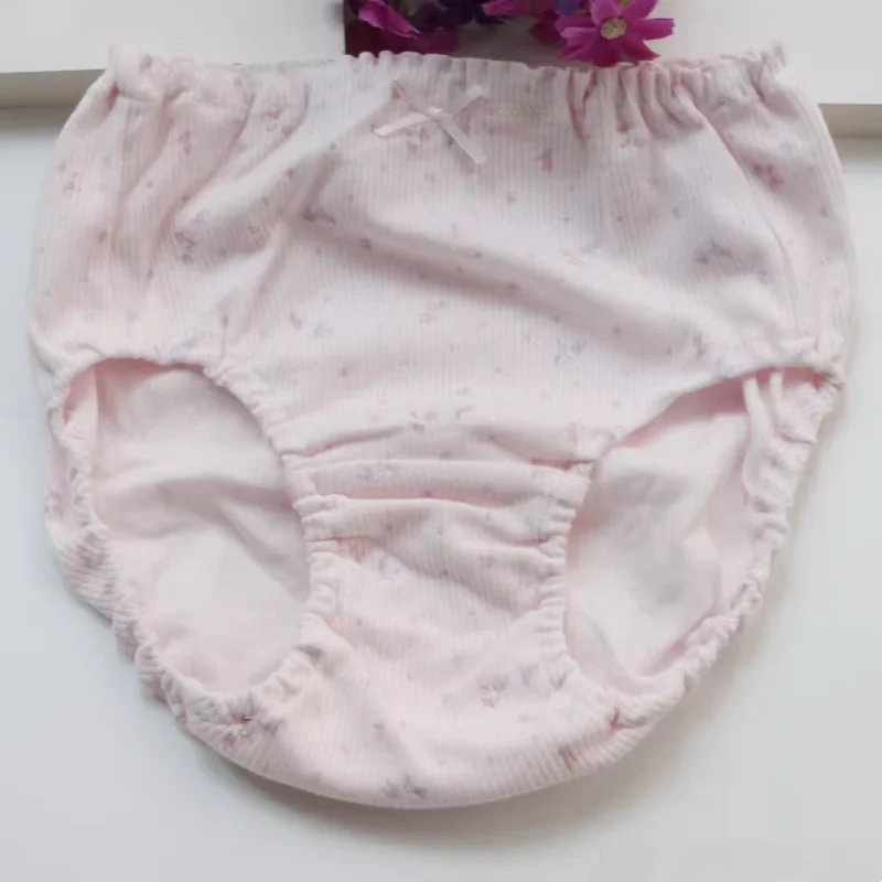 100% Cotton Japanese Underwear Adult Bread Pants Printed Comfortable Breathable ABDL Reusable Training Panties Bloomers Briefs
