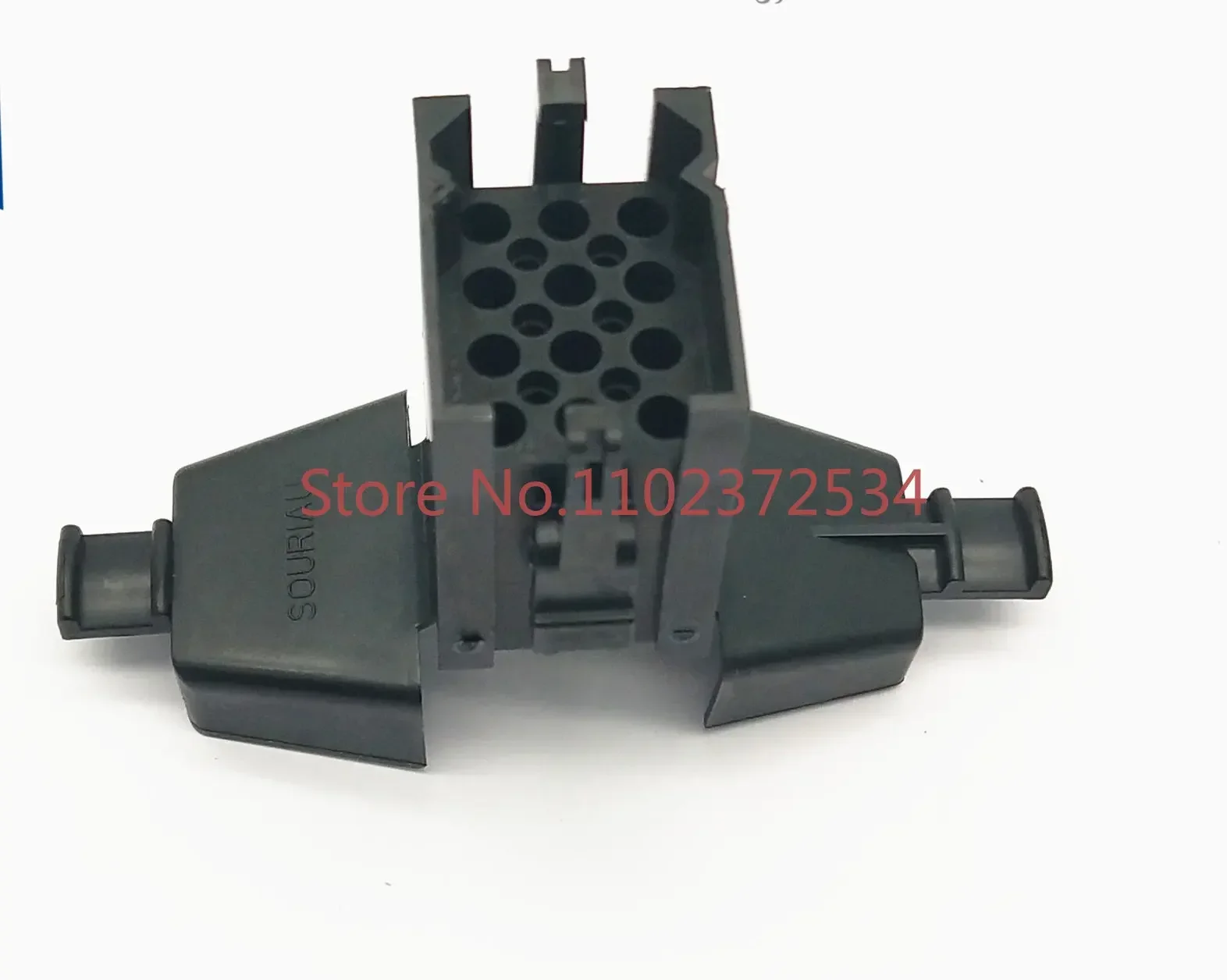 3PCS-SourIAU BURNDY 12 core black rectangular connector with tail clip SMS12PDH1 SMS12PDH-1