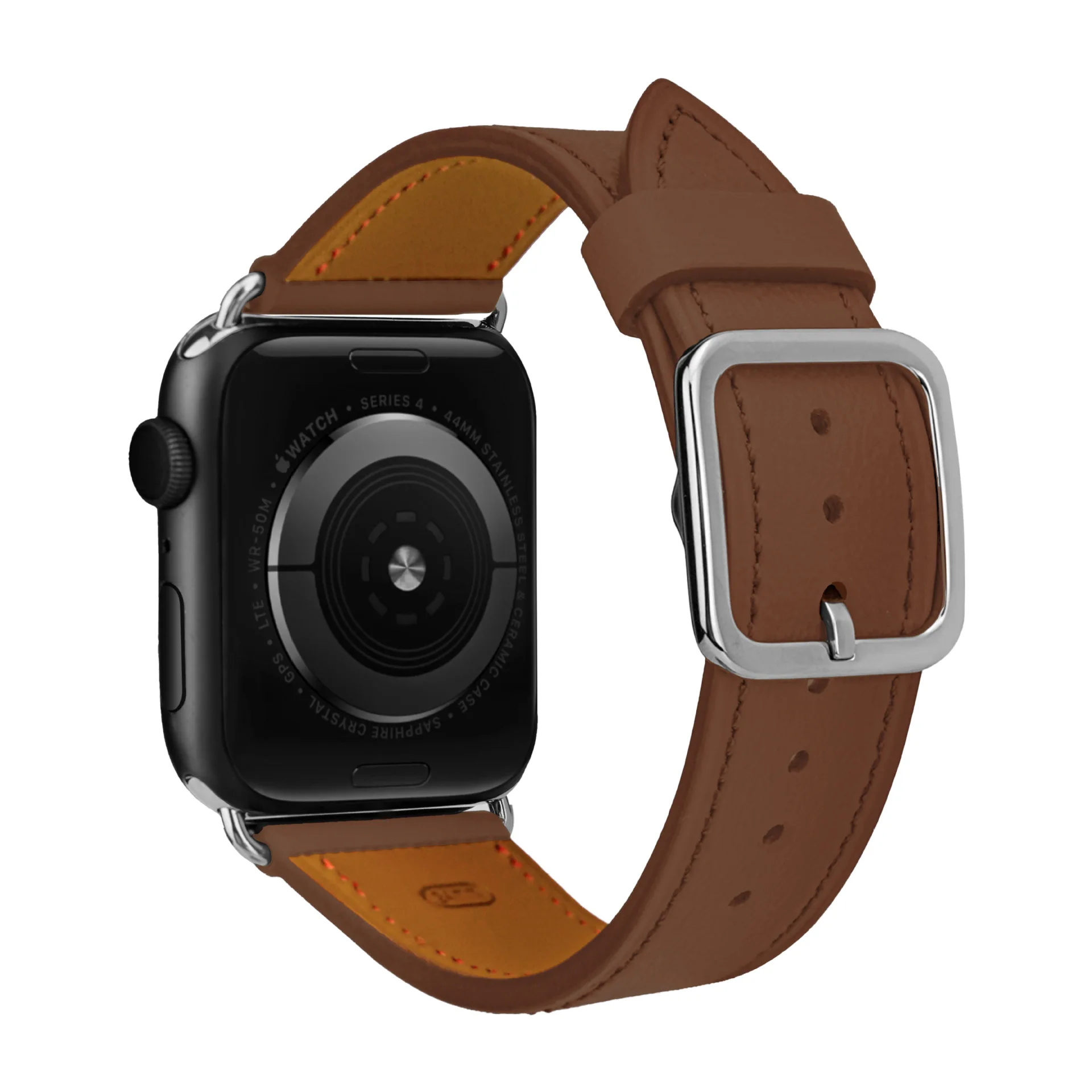 Geeignet für Apple Watch-Armband mit minimalistischem Top-Layer-Kalbsleder-Ultra-Lederarmband