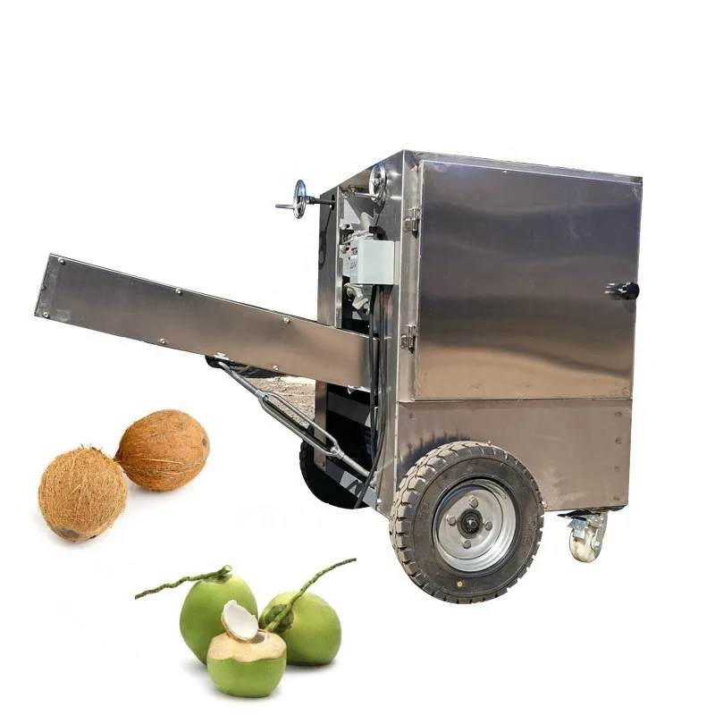 

Промышленная автоматическая машина для очистки и резки кокосовых скорлупок, 220В, 2,2 кВт