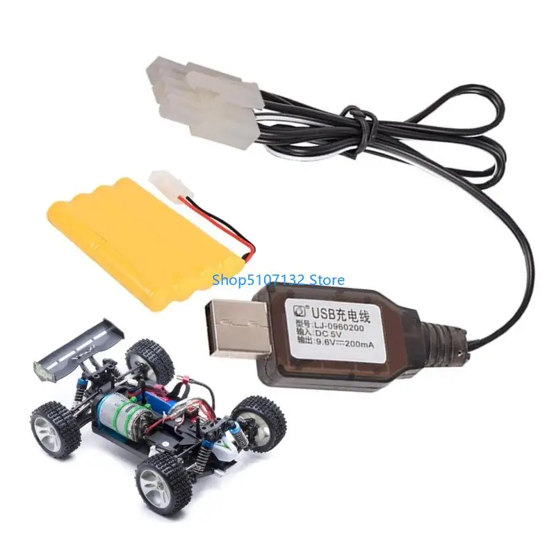 87HD USB Powered 9.6V Cable Cord For NiCD NiMH Remote Model L6.2 3P Plugs