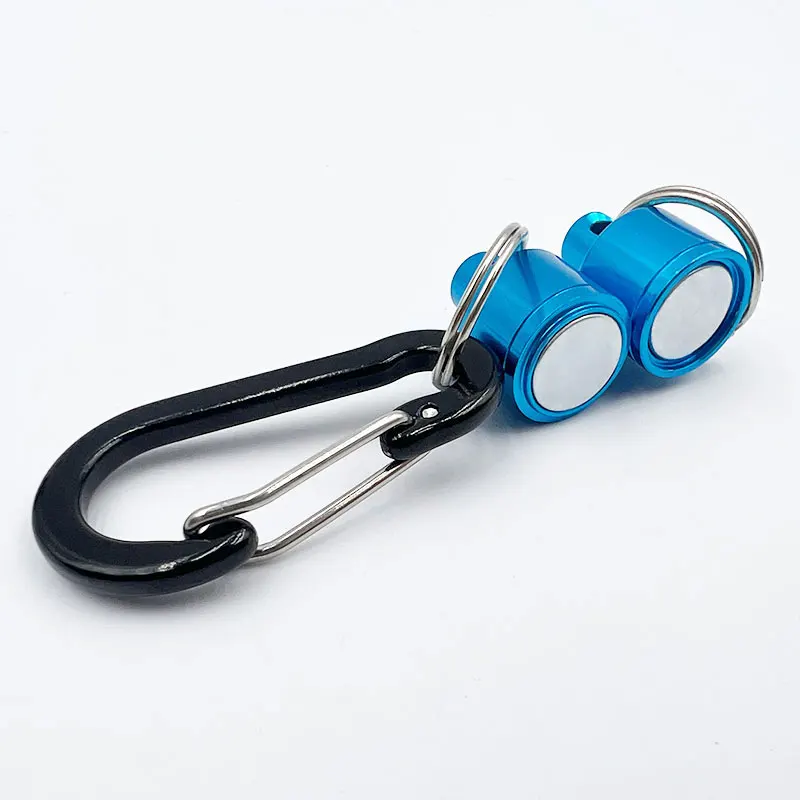 Retractor Magnético para Red de Pesca – Llavero con Clip Metálico - imagen 4