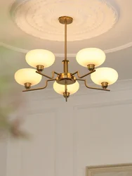 2024 Bauhaus Medieval Modern French Bedroom, Study Room, Living Room Chandelier Designer Nordic Retro Lamp