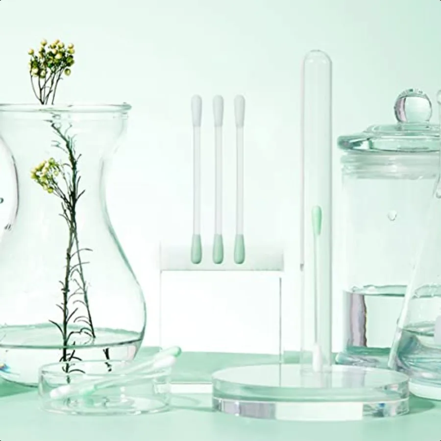 100 Stuks Katoen Make-Up Remover Wattenstaafjes Vitamine E LiquidFilled Wattenstaafjes Sticks Voor Oog Lip Wenkbrauw Wimper Make-Up Correctors R