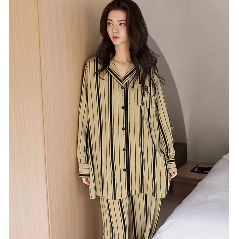 conjunto-de-ropa-de-casa-para-mujer-de-algodon-modal-suave-manga-larga-primavera-otono-cardigan-abierto-a-rayas-tallas-grandes-comodo