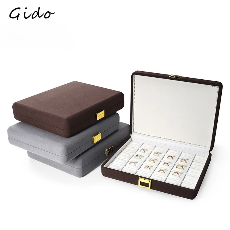 

Jewelry Ring Necklace Earrings Jewelry Box Earrings Ear Drops Jewelry Storage Box Double-sided Ring Packaging Box