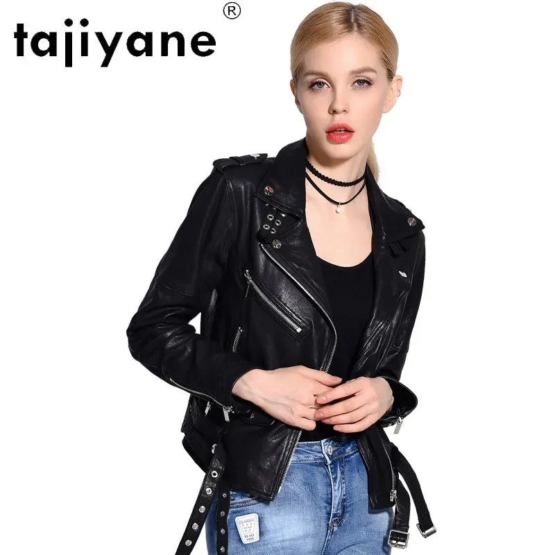 

Tajiyane Real Leather Clothes for Women Ladies Woman Genuine Sheepskin Coats High Quality Female Tops Cuero Genuino TN2482