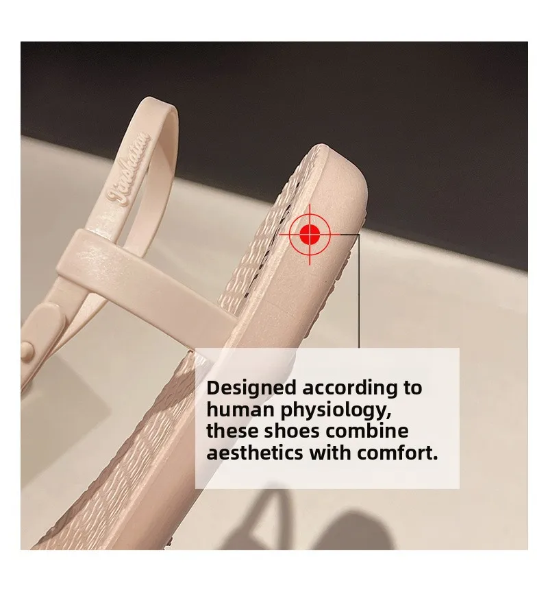 2025 Sommer Neuer Stil Flache Offene Sandalen Leichtes Anti-Rutsch-Design Vielseitige Hochwertige Römische Sandalen für... – Detail 2