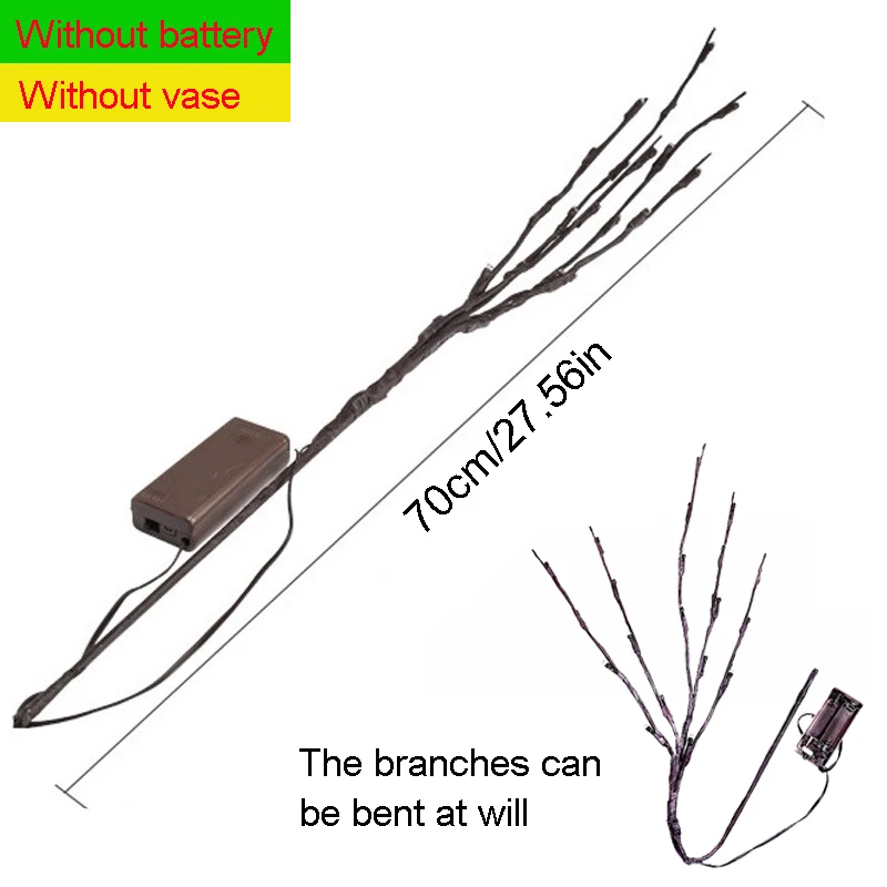 Simulated Tree Branch LED Lights Ins Room Bedroom Layout Creative Small Night Lights Clear Bar Homestay Decoration Light String