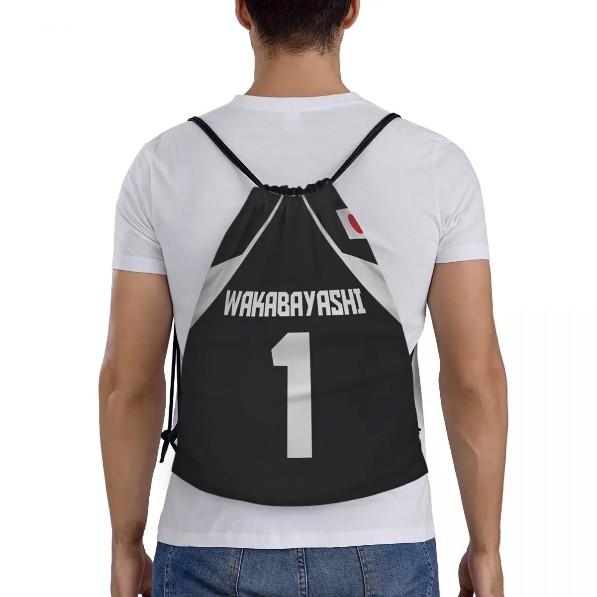 

Genzo Wakabayashi Captain Tsubasa Backpacks Multi-function Portable Drawstring Bags Sports Bag Book Bags For Man Woman School