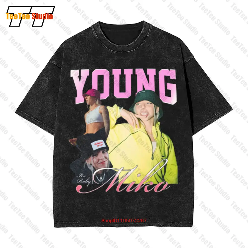 

Винтажная футболка большого размера Young Miko Fan S 6M96