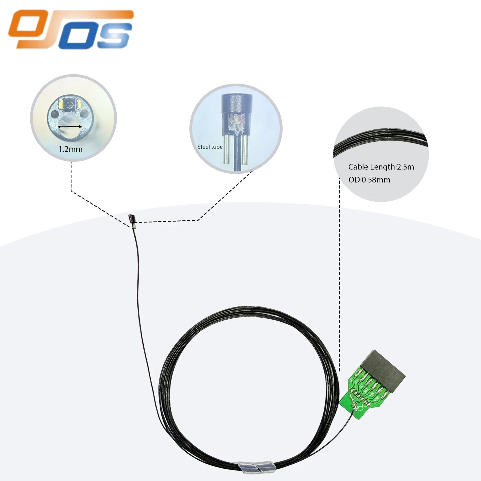 OCHTA10 Veterinary Endoscope For Dogs 1mm Micro USB Camera Module Disposable Ultra-Small Borescope For Medical Use
