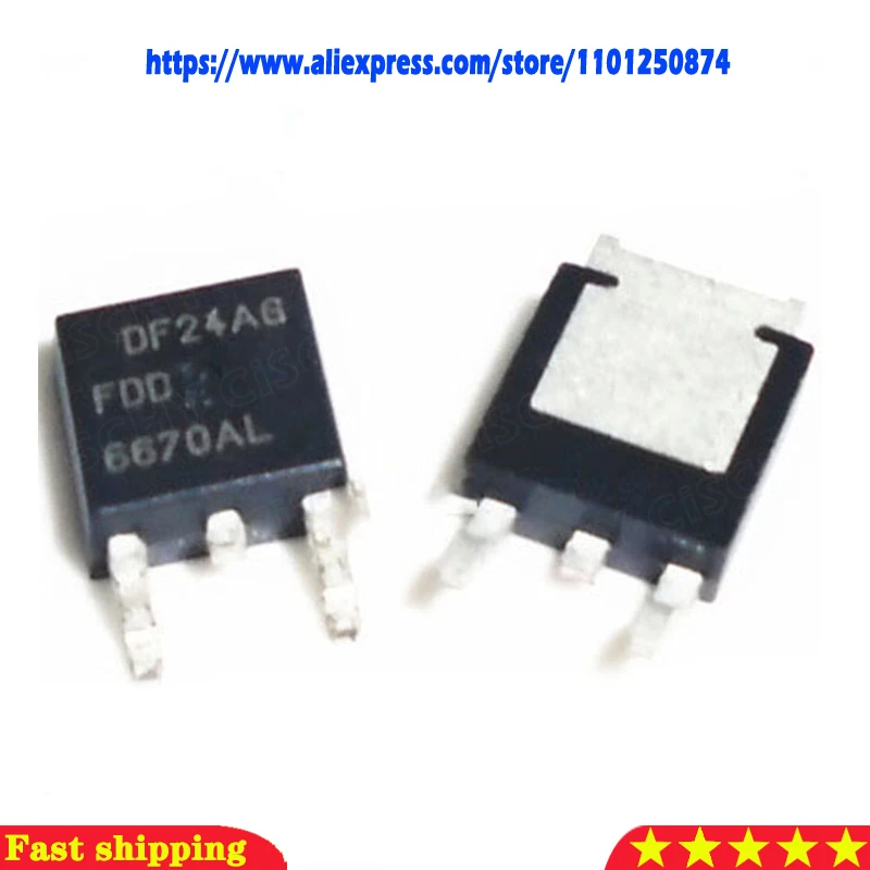 10pcs/lot FDD6670A FDD6670 TO-252