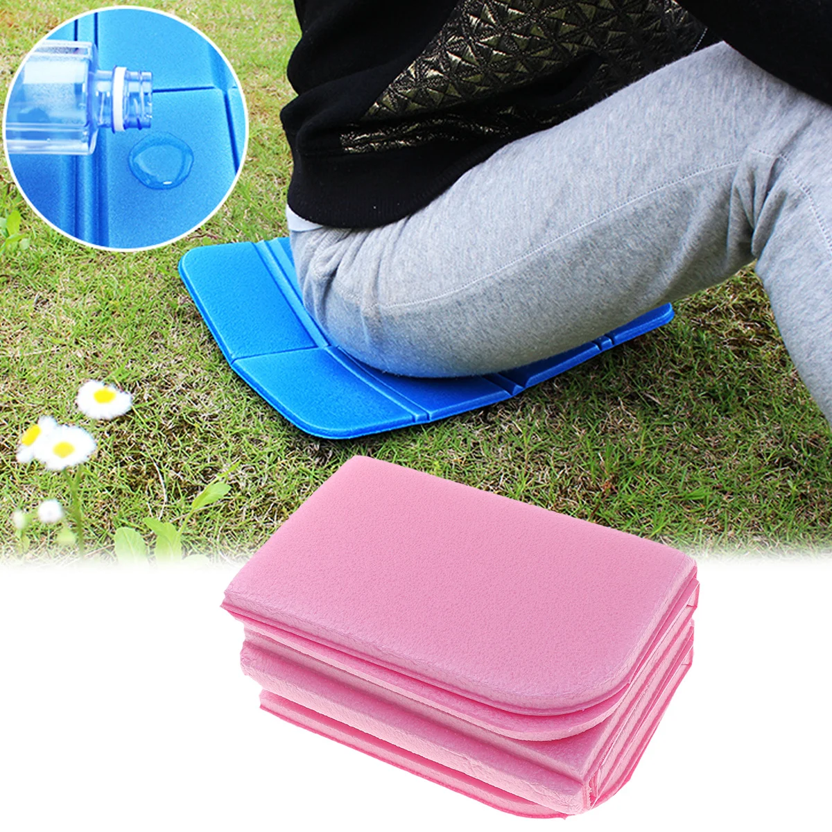 

3Pcs Outdoor Sitting Mat Foldable Waterproof Picnic Blanket Lightweight Xpe Camping Mat Multifunctional Pad Picnic Blanket