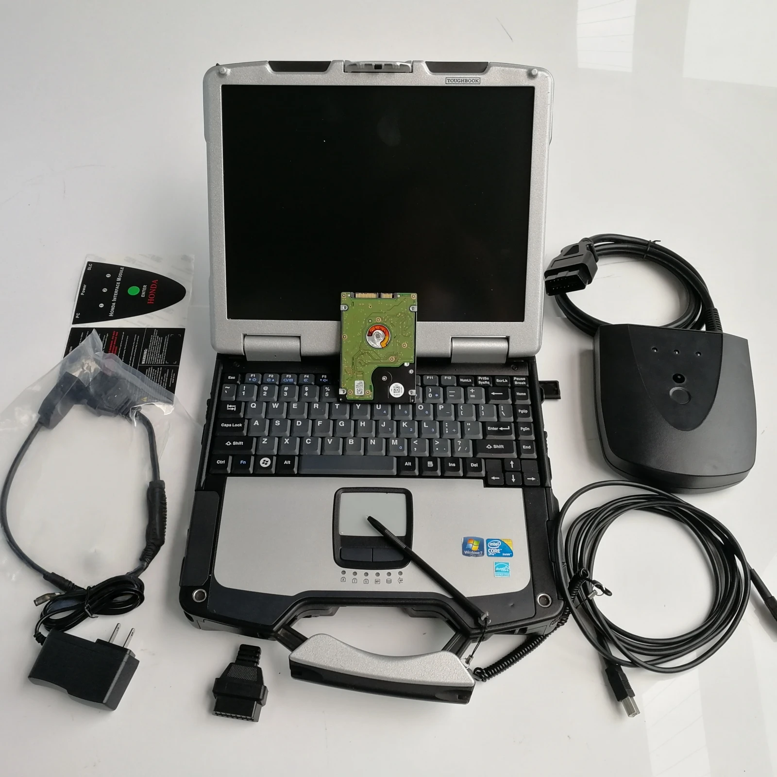 

Newest for H.onda HDS HIM Diagnostic Tool with Double Board scanner with software hdd in cf-31 laptop 4g i5