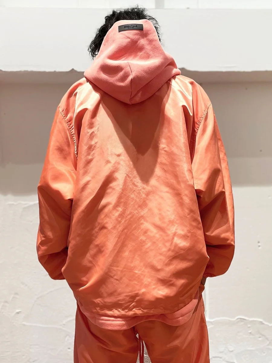 

entials 977 High Street Printed American Jaet Men's Loose Fit Fce Collar Long Sve Spring Autumn Winter