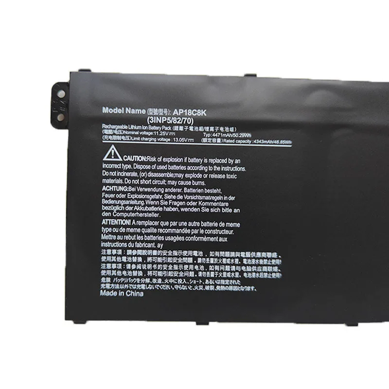 New AP18C8K Replacement Laptop Battery 11.25V 4471mAh for Acer Aspire 3 SF314-52 SF314-54N  Aspire 5 A317 A514 A515 A715 A715