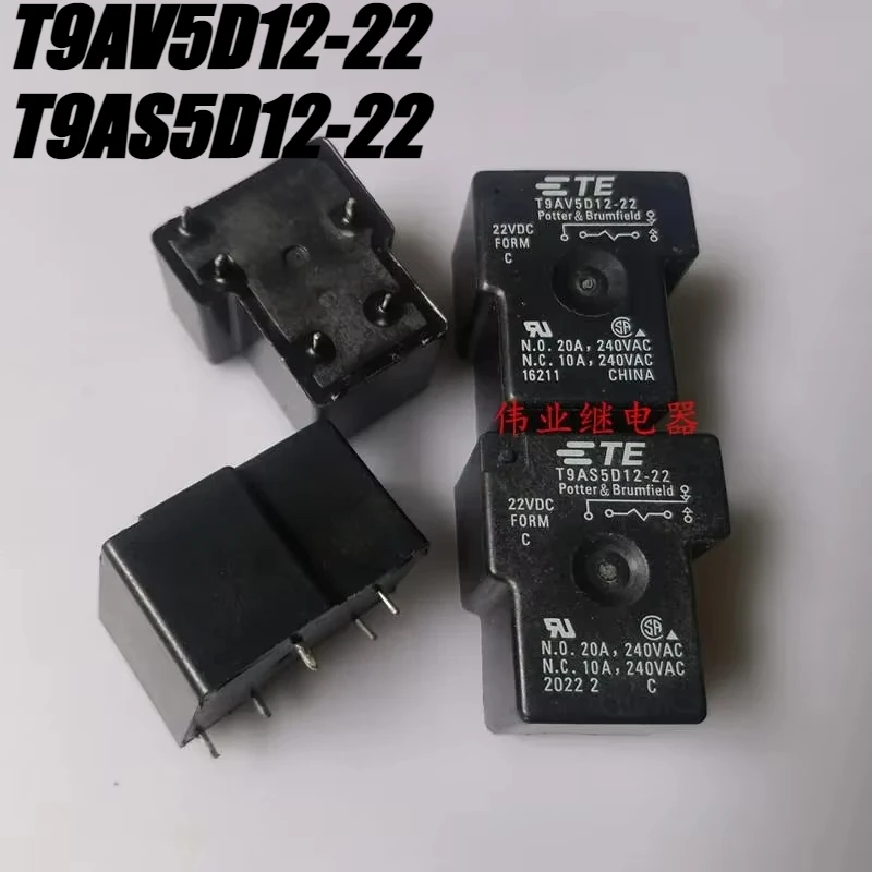 （Brand New Original）1pcs/lot 100% original genuine relay:T9AV5D12-22 T9AS5D12-22 22VDC 5pins 20A