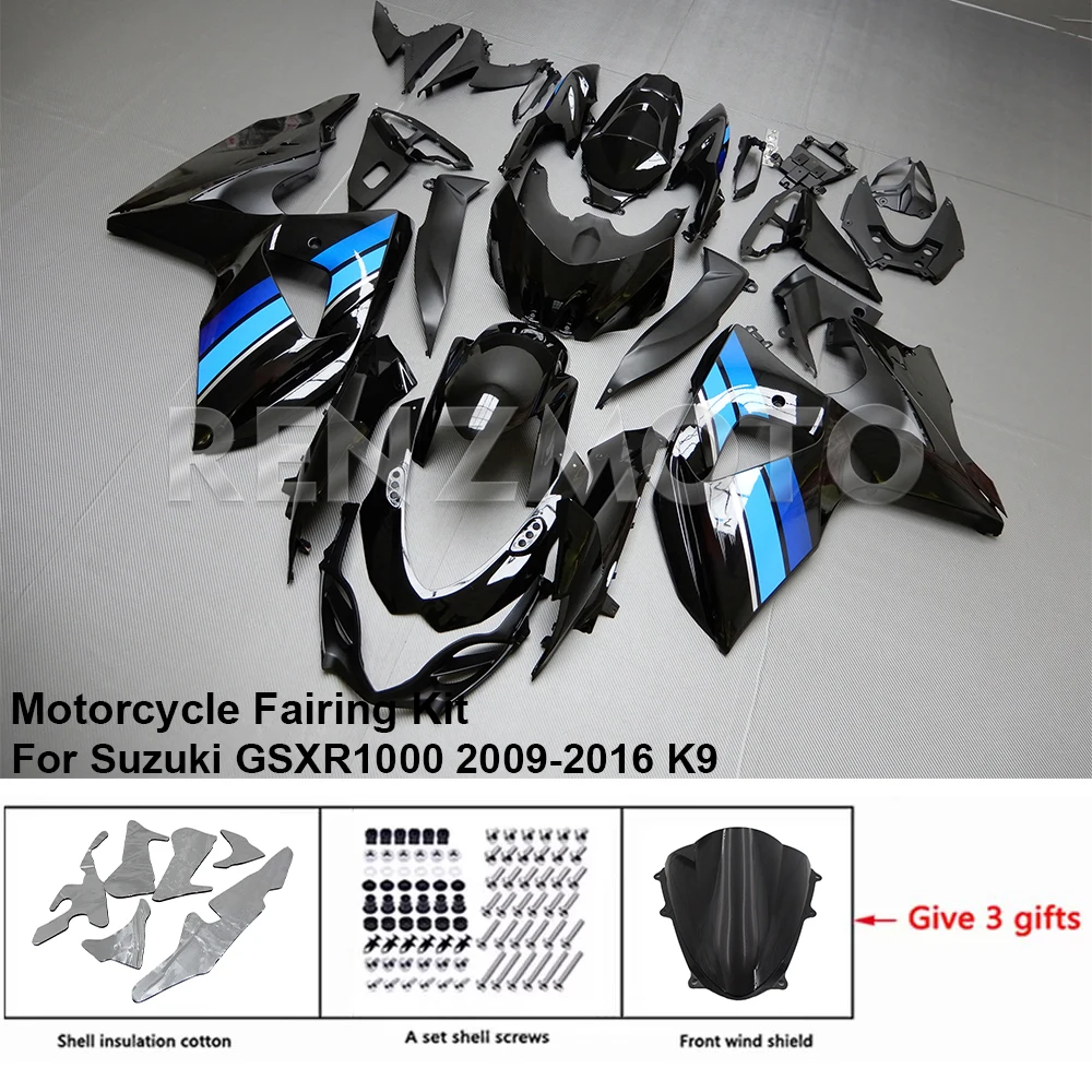 Motorcycle Fairing Kit For Suzuki GSXR1000 K9 2009 2010 2011 2012 2013 2014 2015 2016 GSXR 1000 Injection Blue Accept Custom