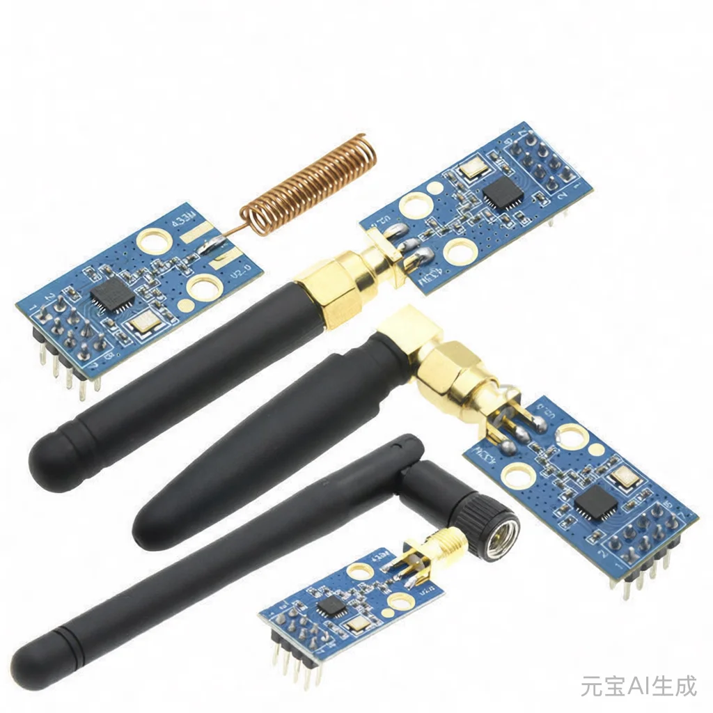 Modulo Wireless CC1101 con Antenna SMA, Ricetrasmettitore Wireless per Arduino 433M, Modulo Ricetrasmettitore Dati e Antenna (1-10 Pezzi)