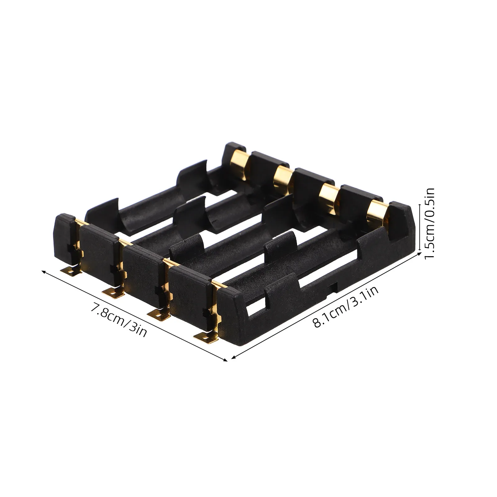 2pcs Parallel Battery Box Holder for High-Current DIY Rapid Charging – Camping, Party & Wedding Decoration