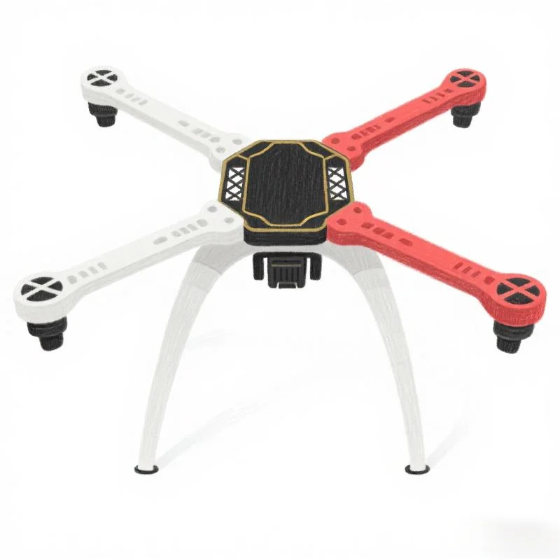 Kit de Drone AN F450 avec cadre 450 pour contrôleur de vol APM2.8, quadrirotor BLHELI 30A 2212, moteur ESC avec train d'atterrissage