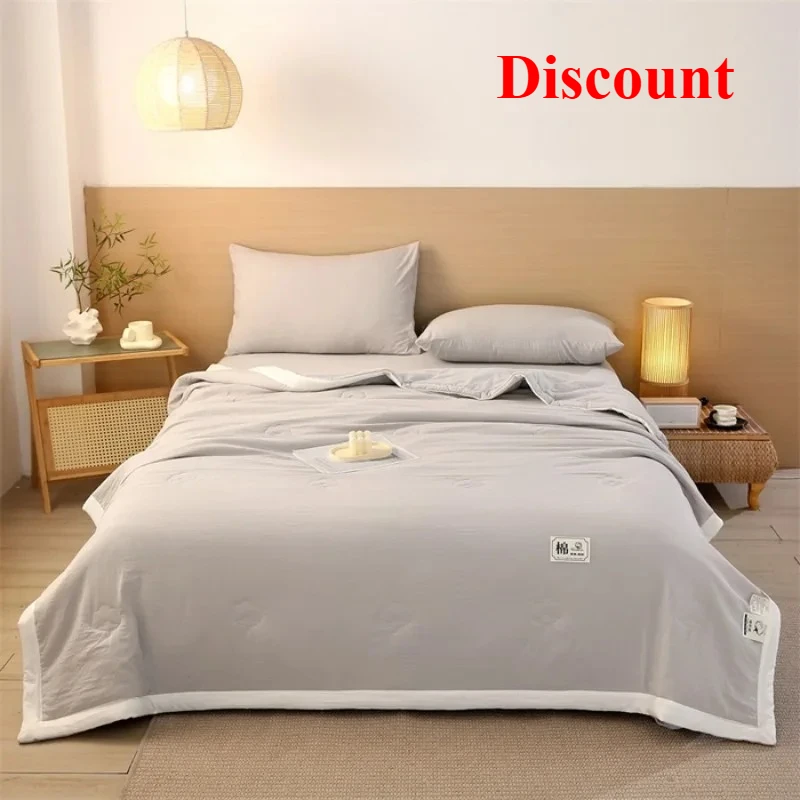 

Class A 7A antibacterial washed cotton summer quilt air conditioner quilt pure cotton quilt machine washable