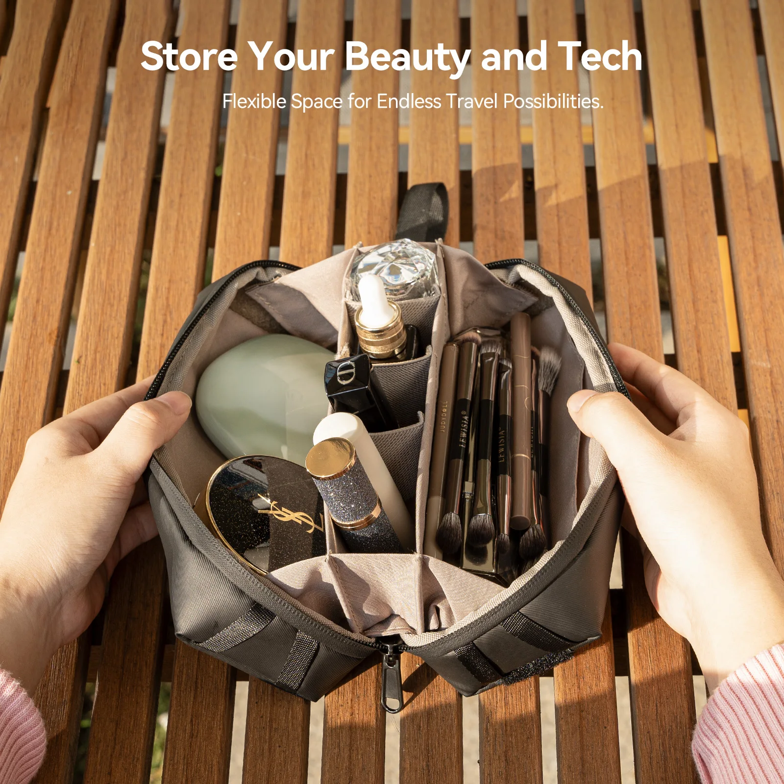 Портативная сумка для хранения TELESIN для DJI OSMO Pocket 3, аксессуары, персонализированная дорожная защитная сумка на липучке, экшн-камера