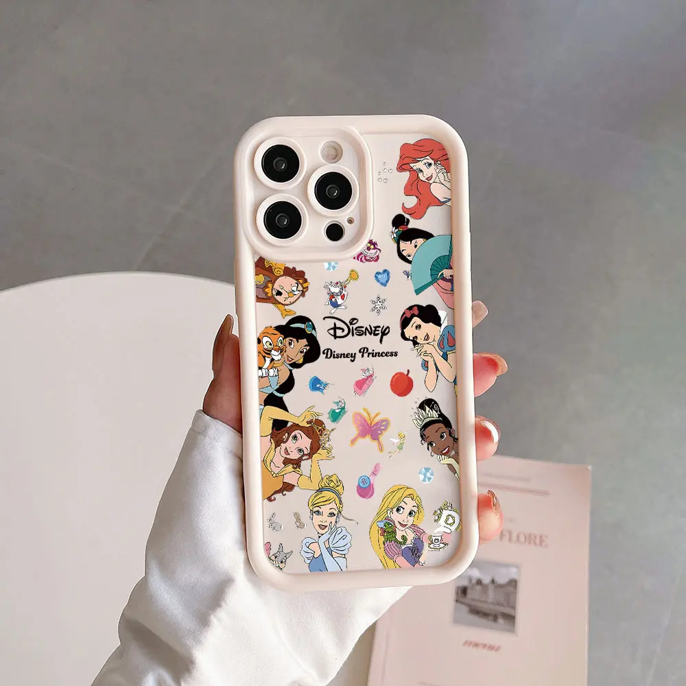 Cute Disney Princess Evils Queens Phone Case For OPPO Reno 2 3 4 5 6 7 7Z 8 8T 10 11 Pro Plus 4G 5G Soft TPU Back Cover