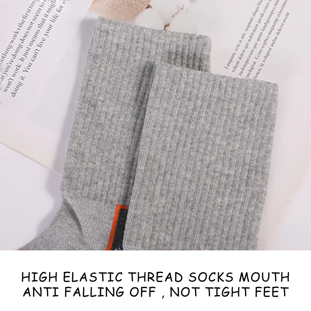 6 Paar Herren-Wandersocken mit schwerem Kissen, Baumwolle, geruchshemmend, feuchtigkeitsableitend, Unisex, Größen 35–50 für Trekking, Laufen, Multi-Pack – Detail 9